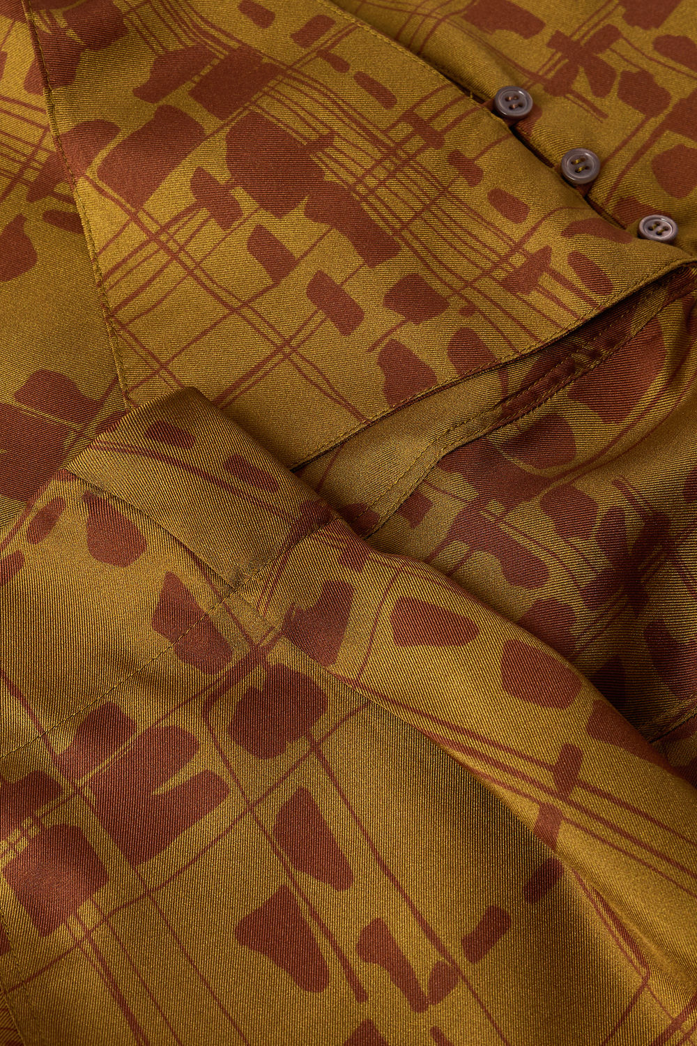 Blouse Figari - Bronze/Rust - Silk - Women vue 7