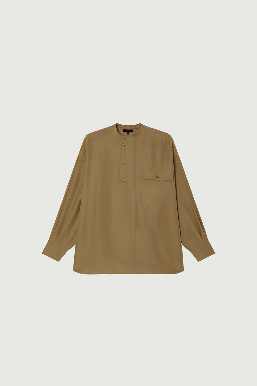 Glasgow Shirt - Beige - Silk - Women vue 7