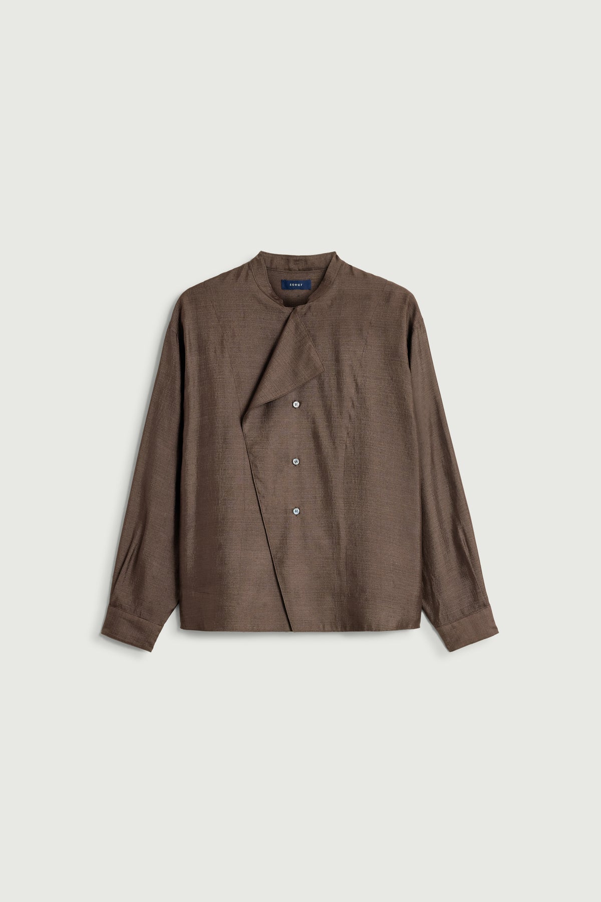 Blouse Hampton - Marron Foncé - Soie - Femme