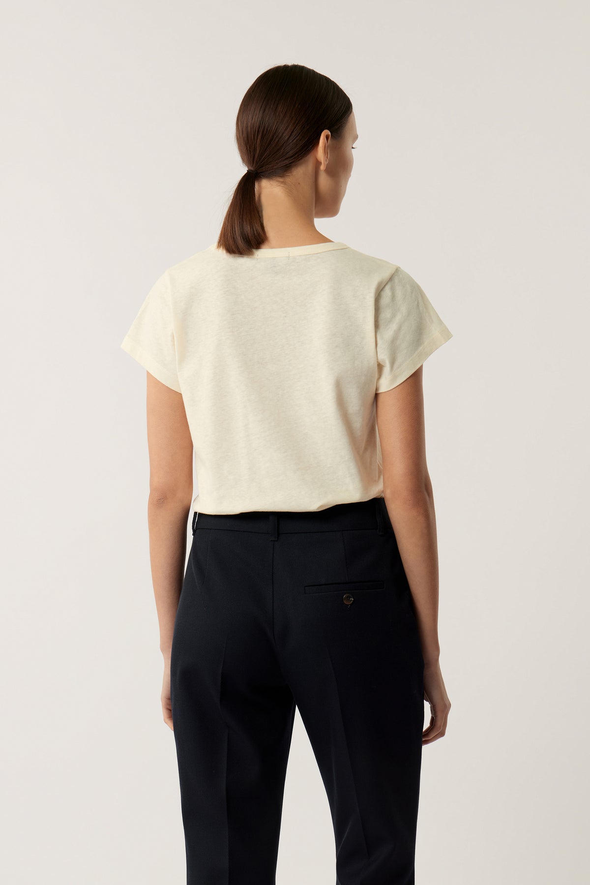 Camiseta Dominique - Crudo - Mujer vue 4