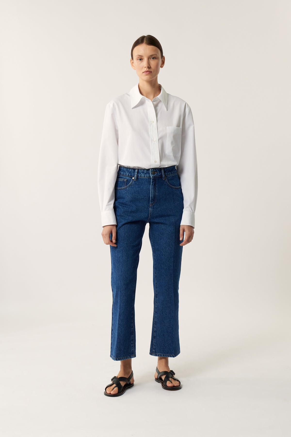 Jean Francisco - Denim Bleu Delave - Coton - Femme vue 2