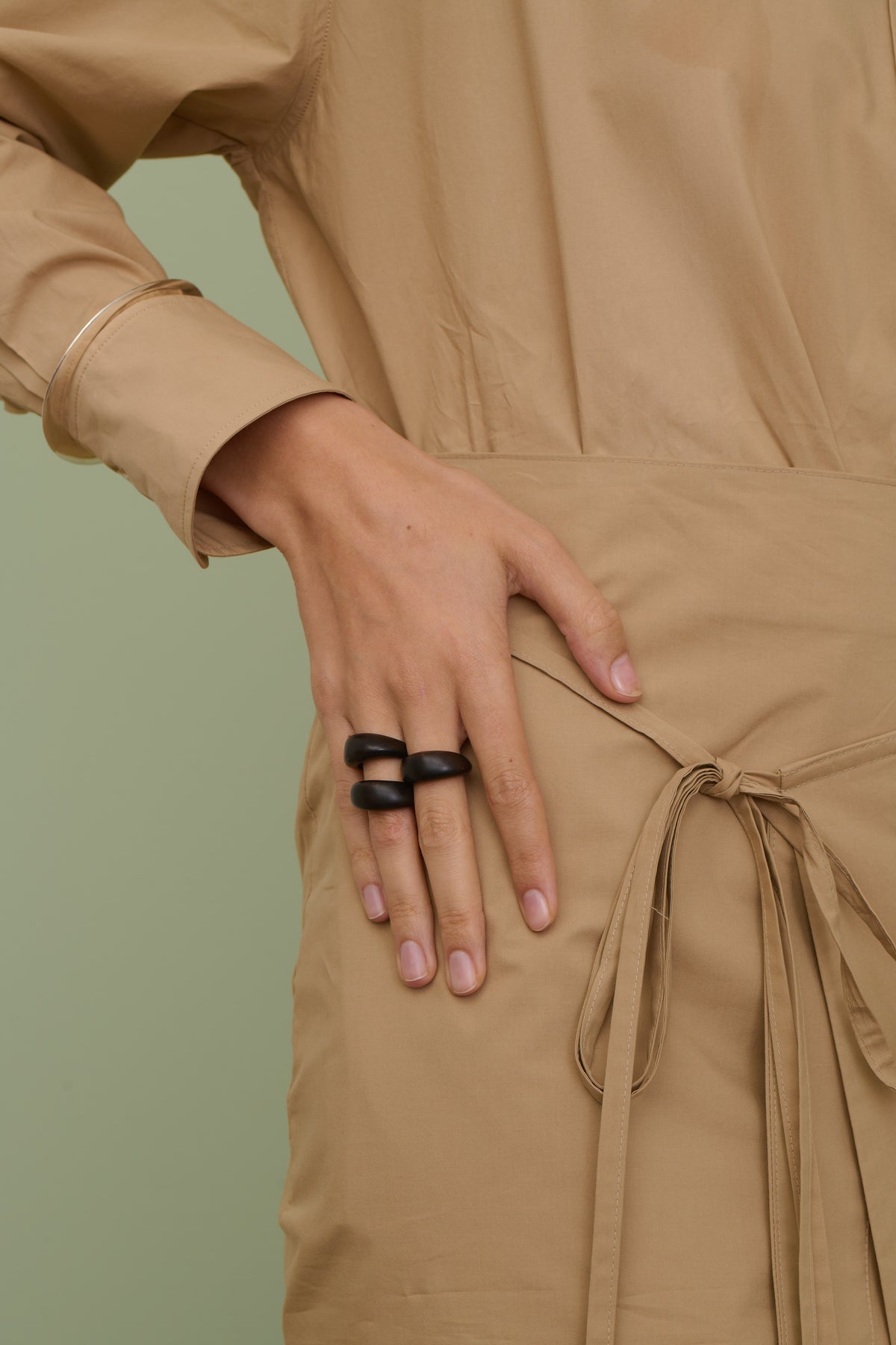 Bague Zea - Marron Foncé - Femme