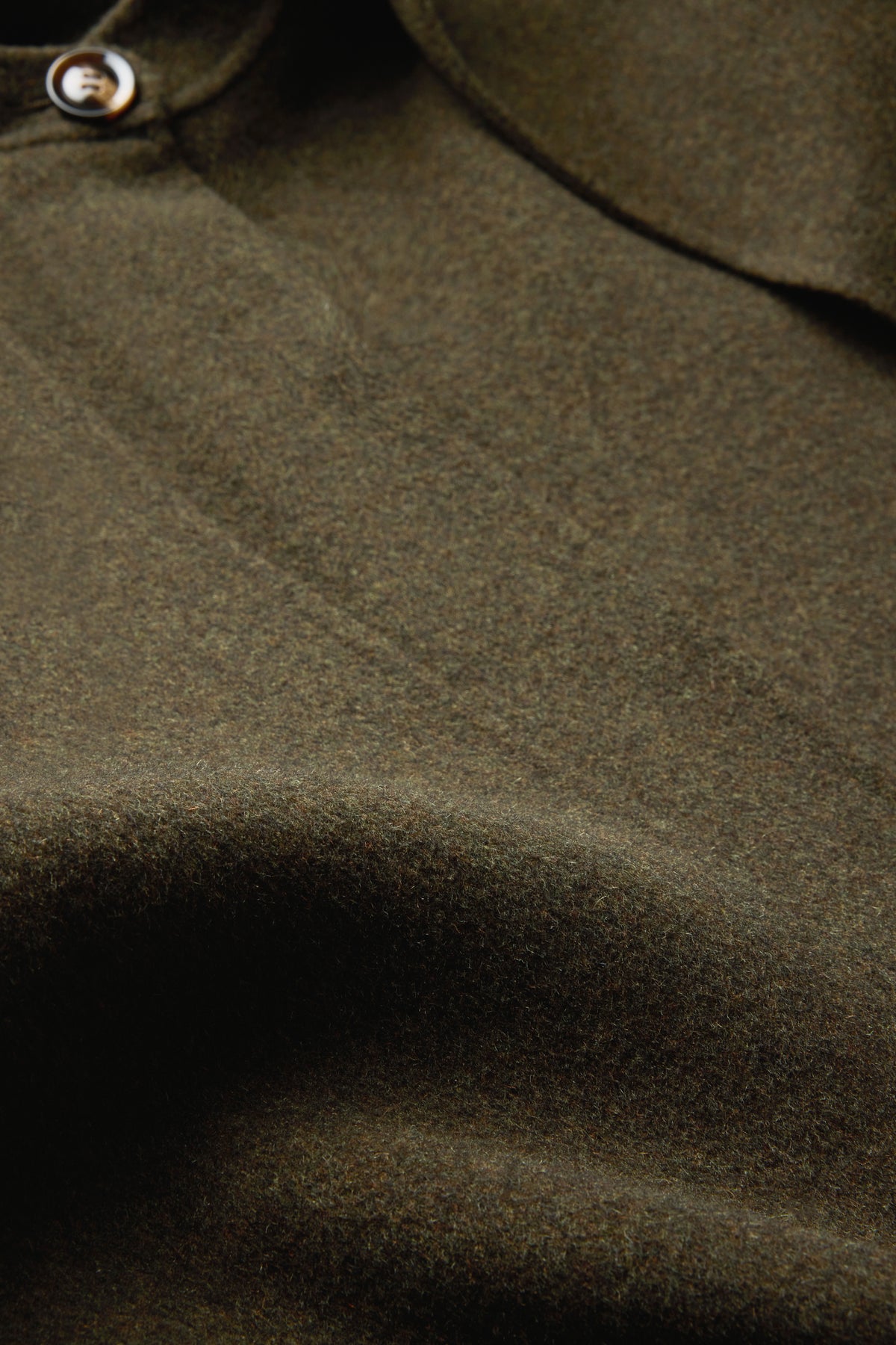 Manteau Finn - Kaki Chiné - Laine - Femme vue 9