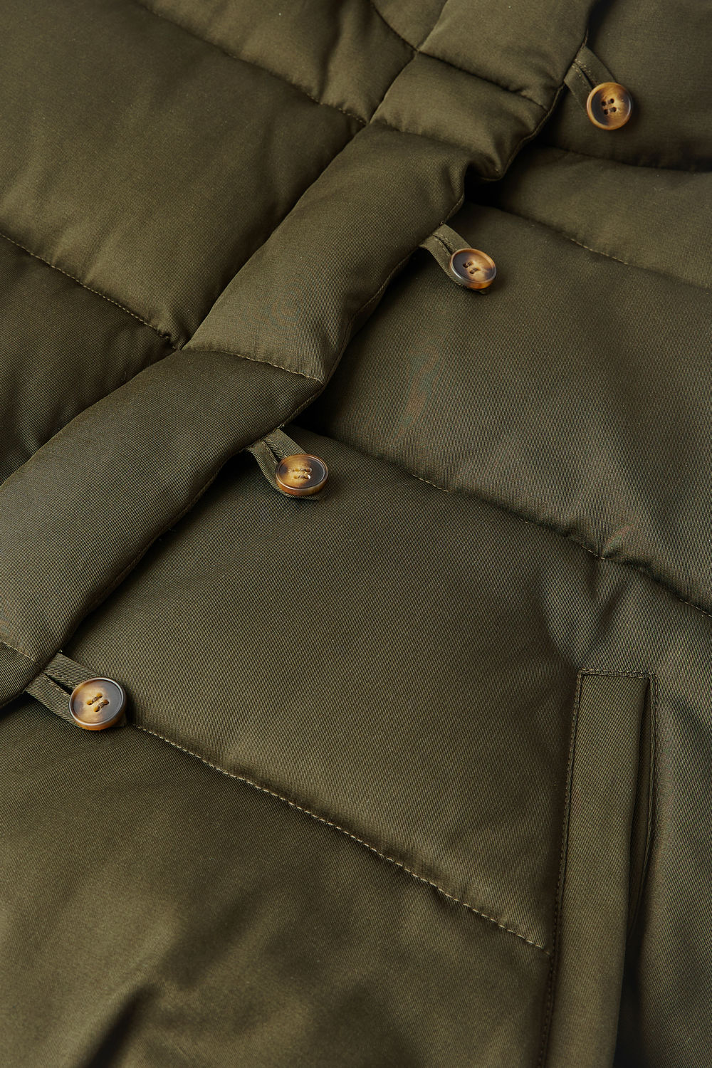 Flore puffer jacket - Khaki - Women vue 6