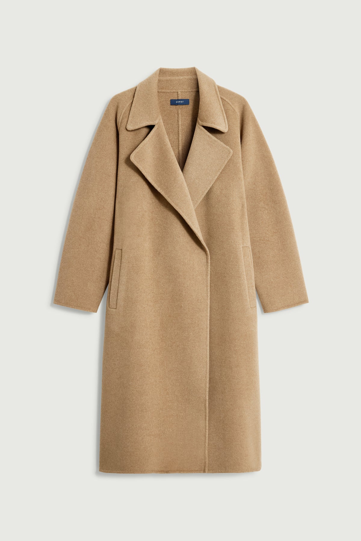 Manteau Harvard - Camel Chiné - Laine - Femme