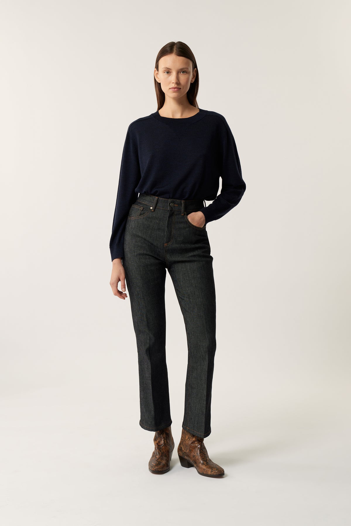 Jean Francisco - Denim Brut Noir - Femme