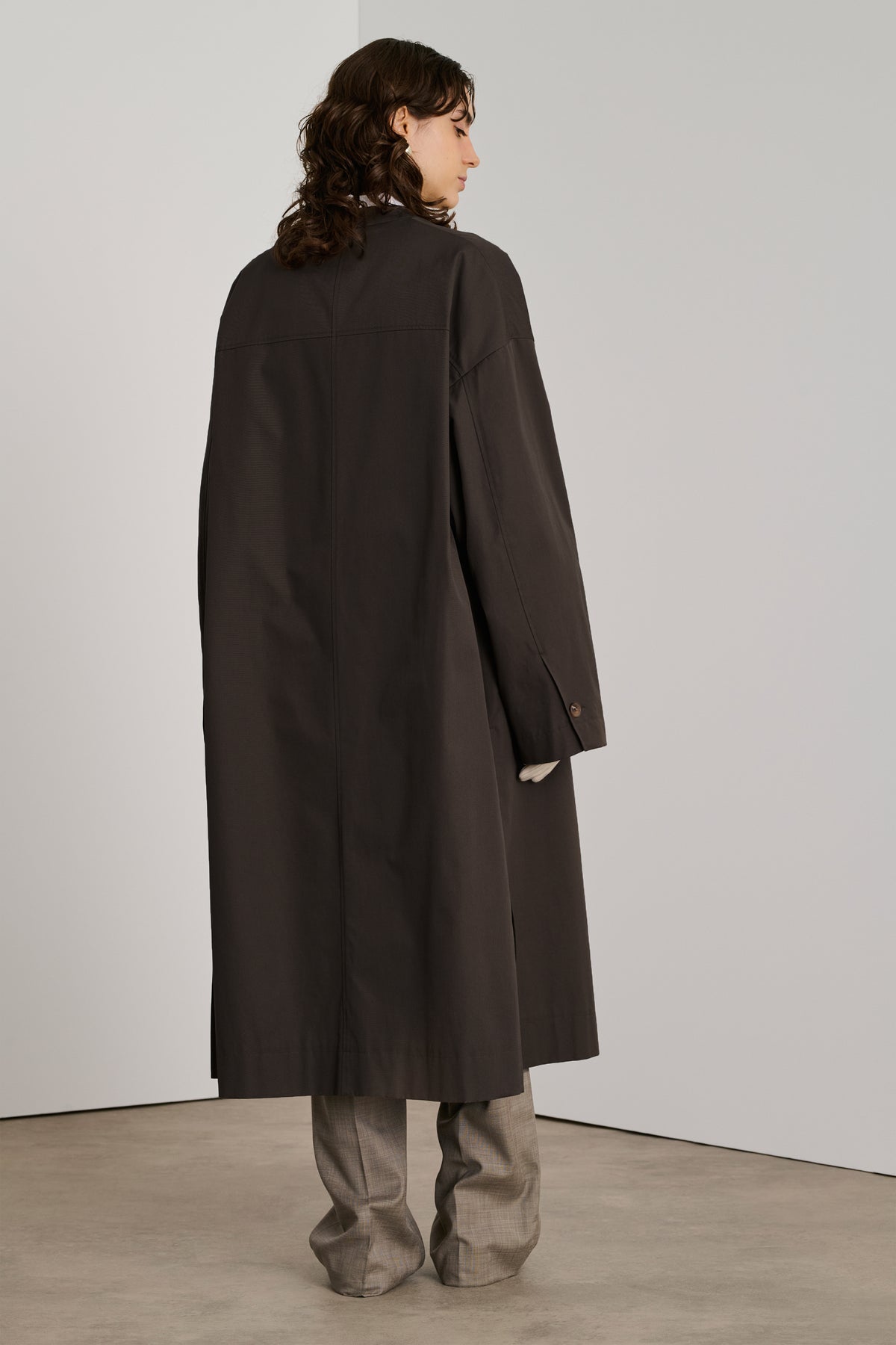 Manteau Elite - Ébène - Coton - Femme vue 2