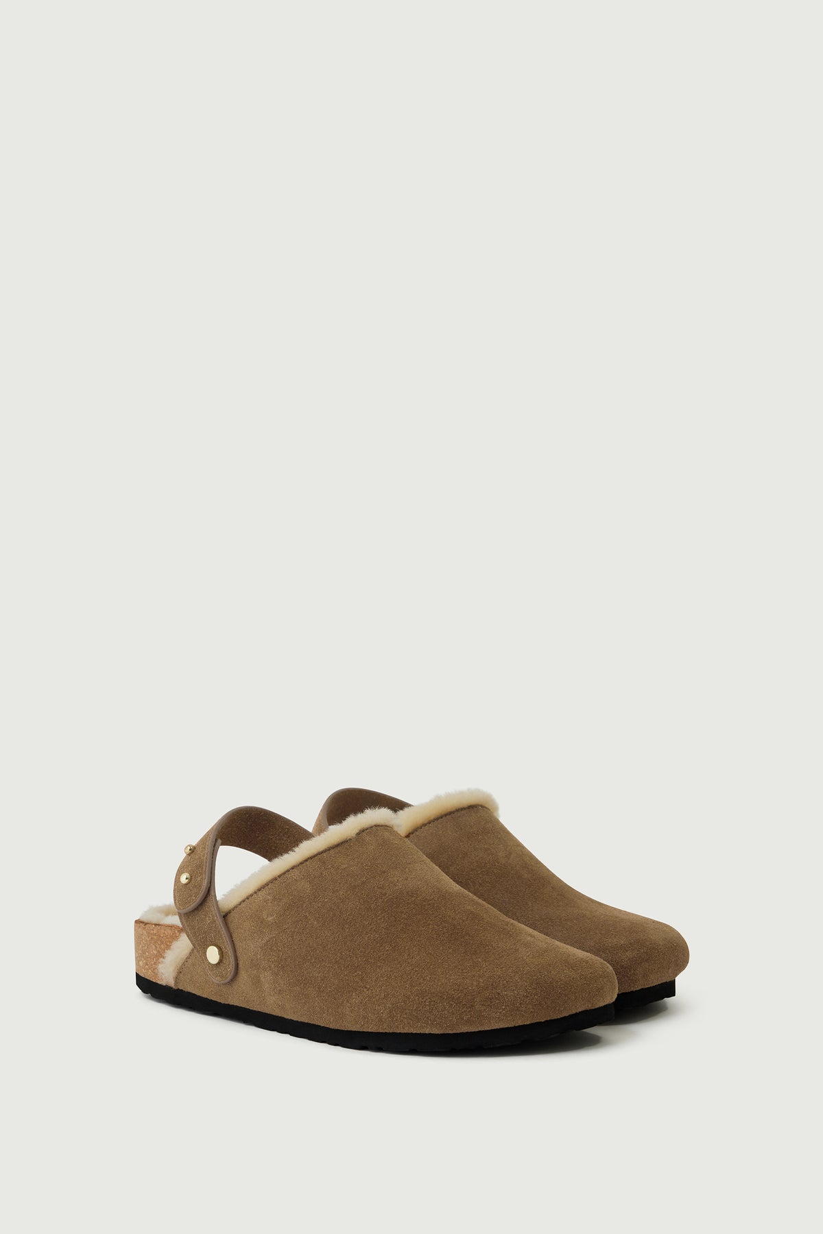 Sabots Sleepy - Miel - Cuir - Femme vue 4