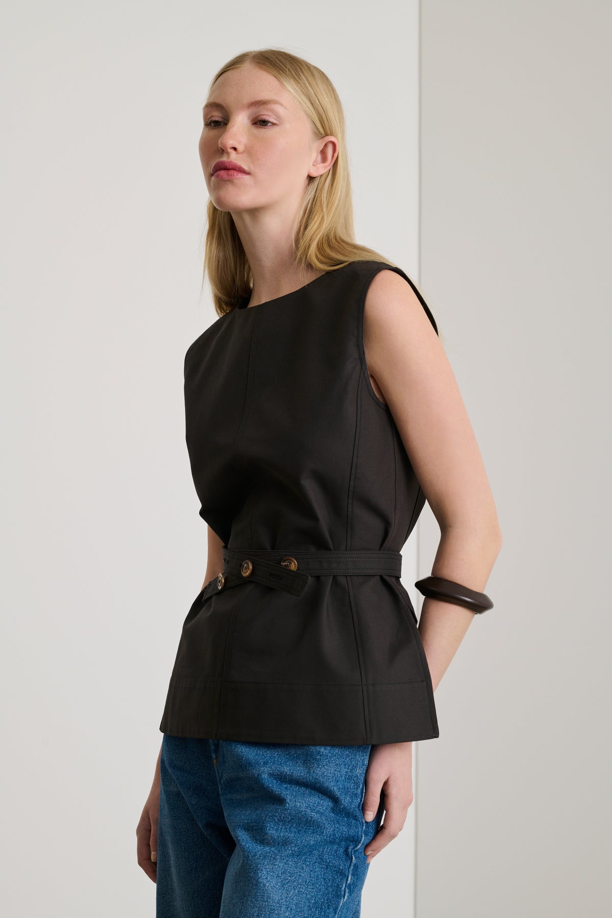 Top Chance - Charbon - Coton - Femme
