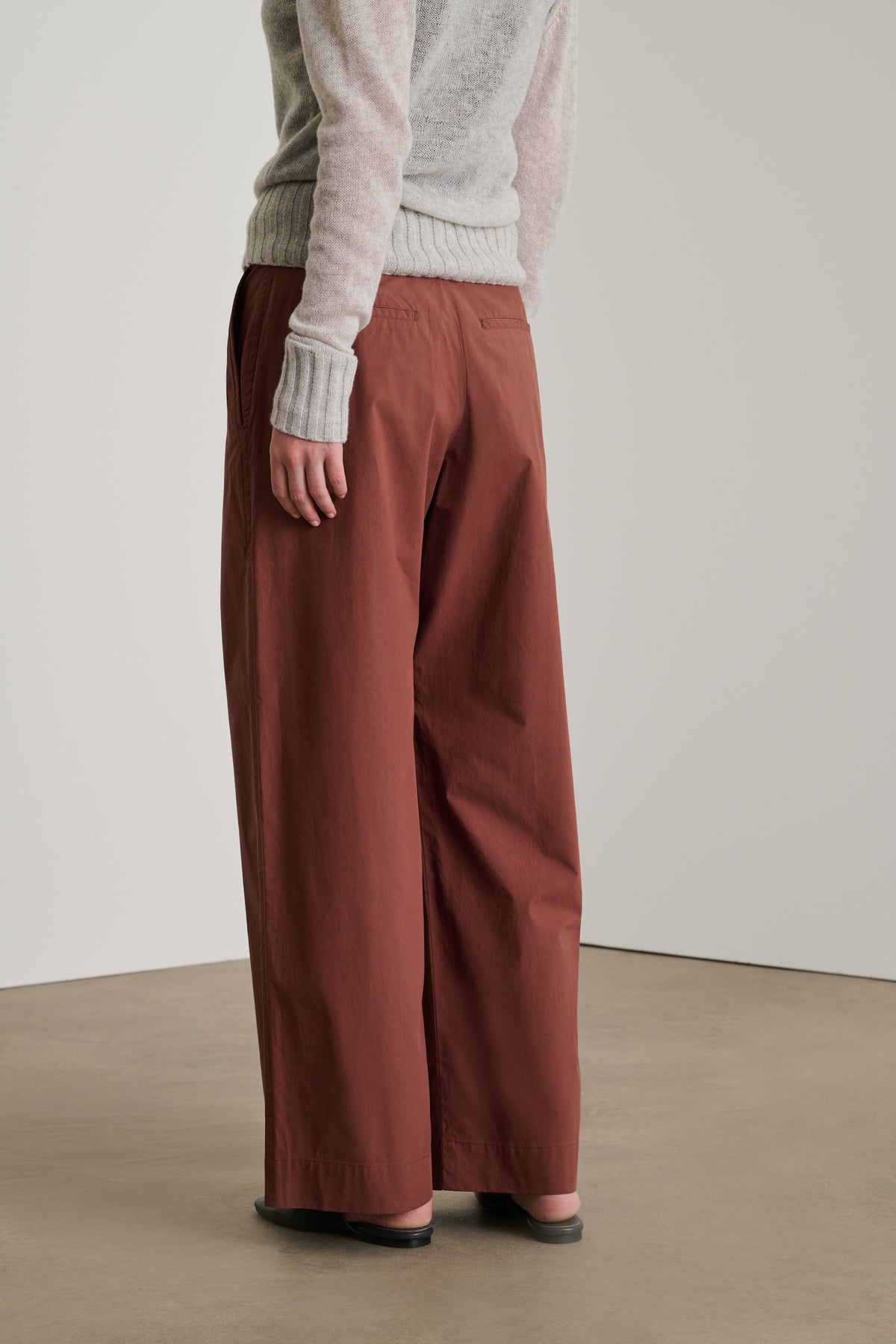 Pantalon Devy - Acajou - Coton - Femme vue 4
