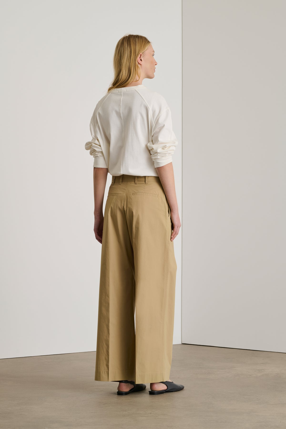 Pantalon Devy - Beige Foncé - Coton - Femme vue 2