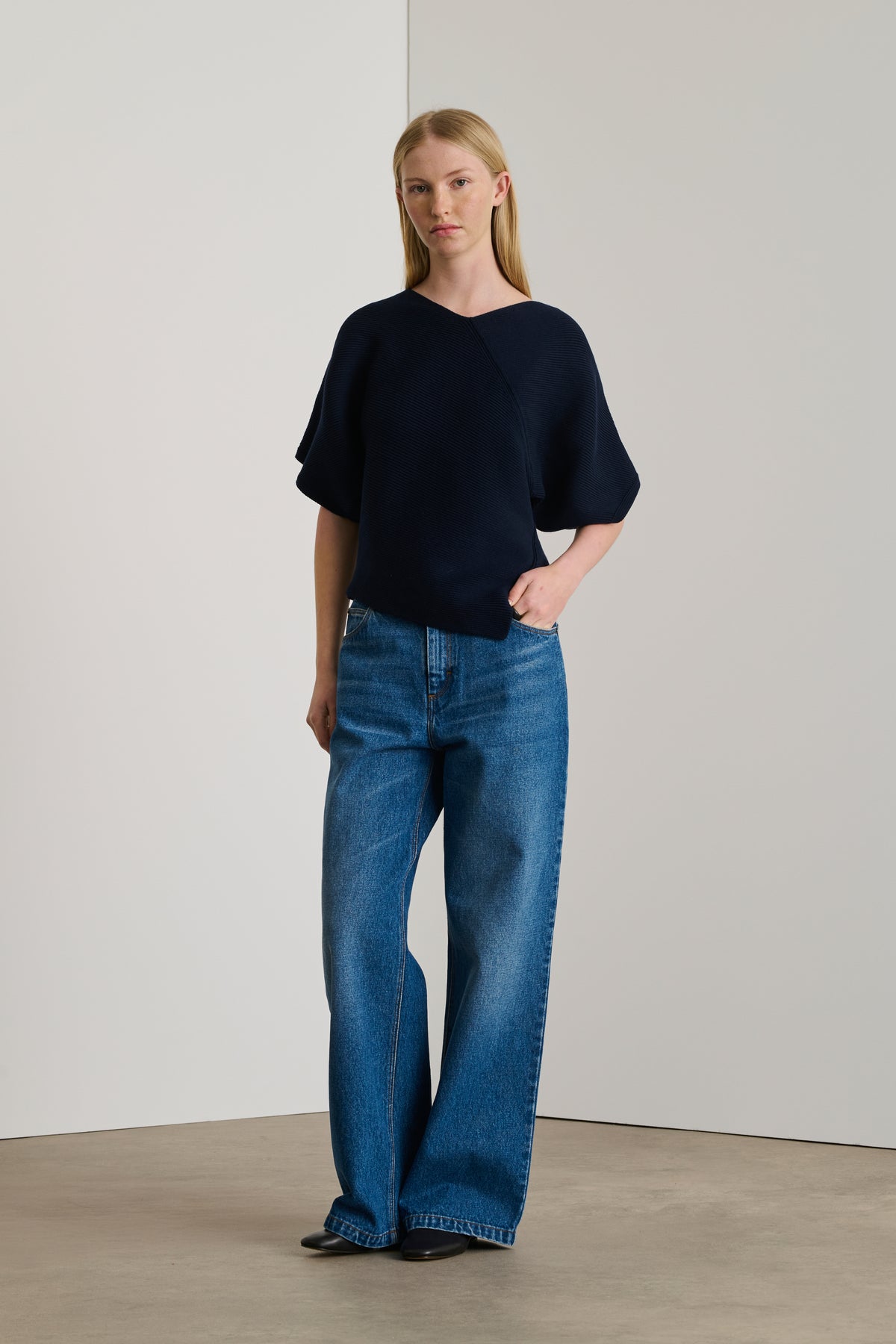 Pull Essaouira - Dark Navy - Coton - Femme vue 1