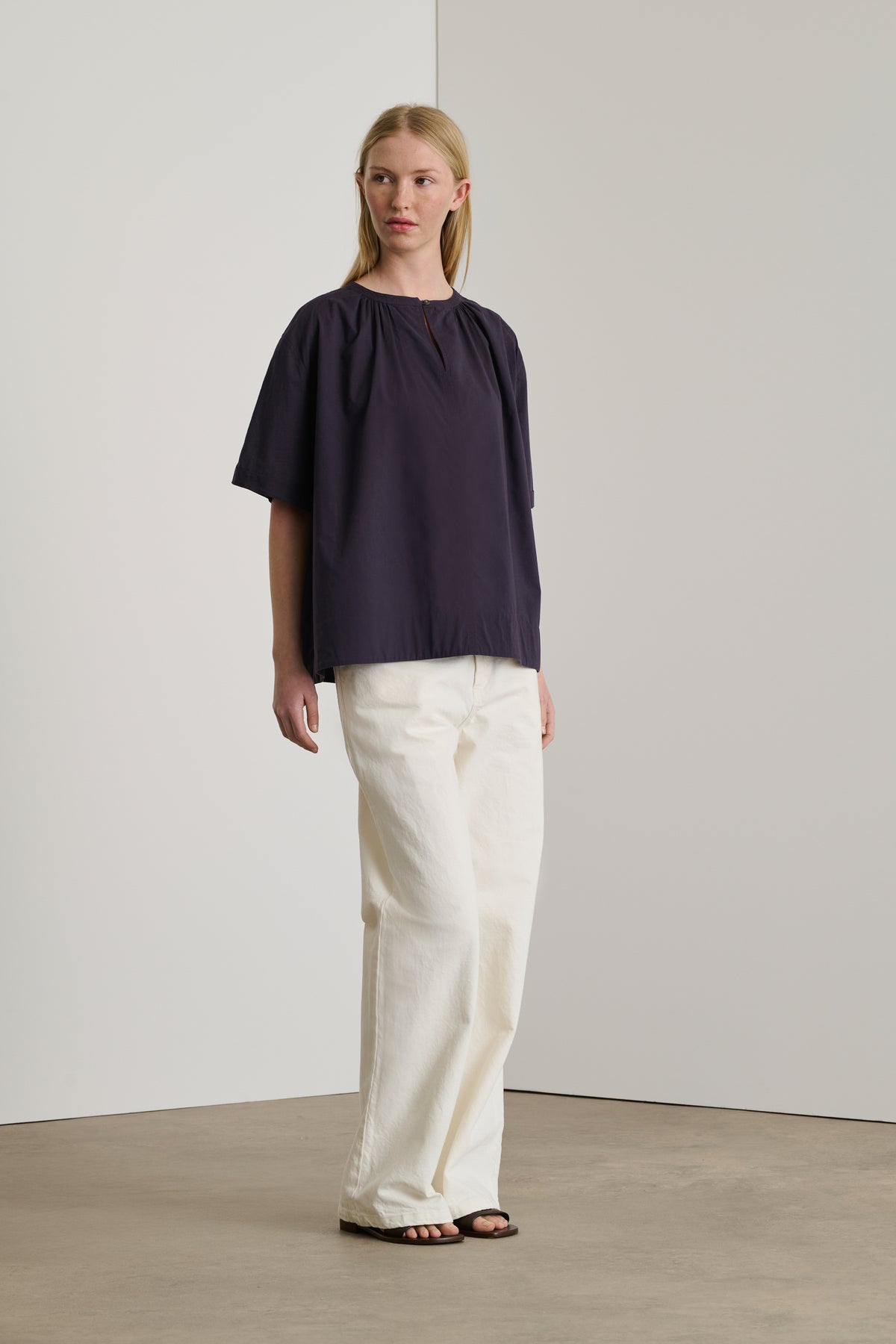 Blouse Arlette - Prune - Coton - Femme