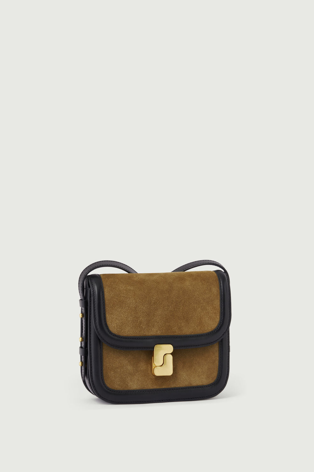 Bolso Bellissima Mini - Bronce/Negro - Cuero - Mujer vue 3