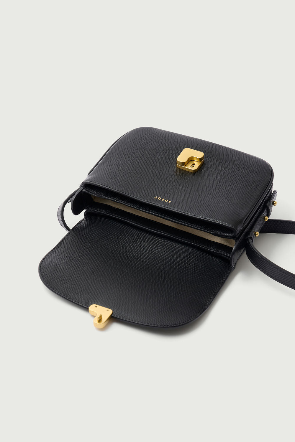 Sac Bellissima Mini - Noir - Cuir - Femme vue 6