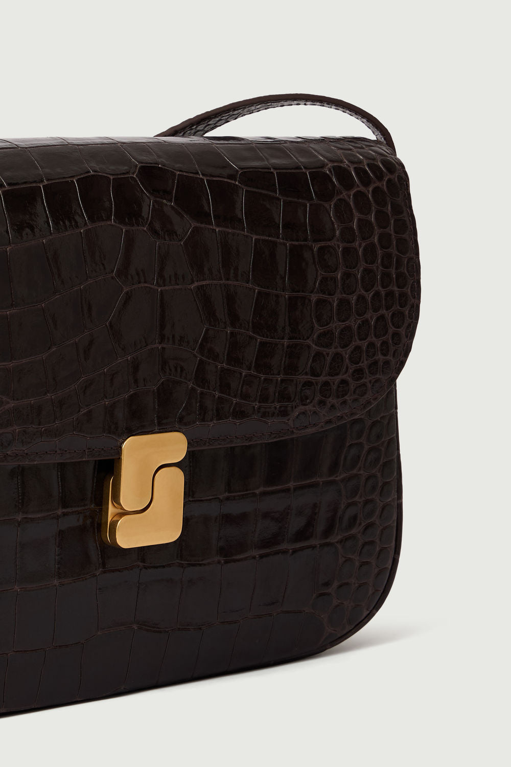 Sac Bellissima Maxi - Marron Foncé - Cuir - Femme vue 3