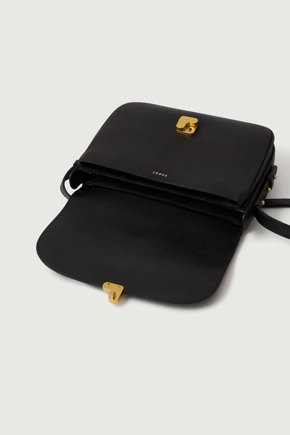Sac Bellissima Maxi - Noir - Cuir - Femme vue 6