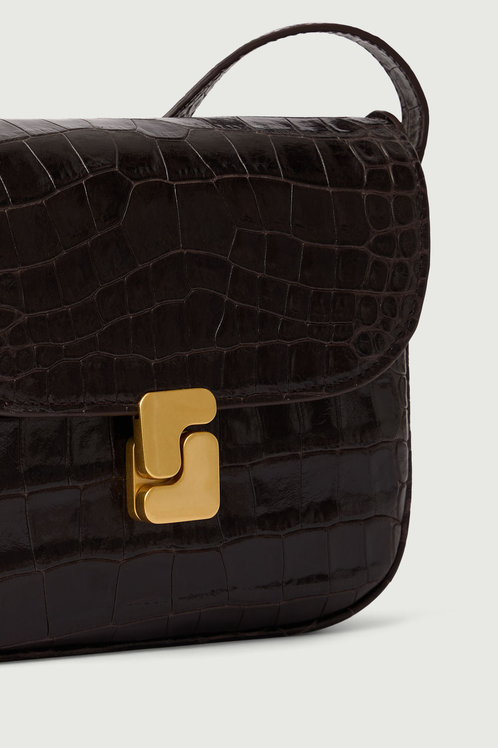 Sac Bellissima Mini - Marron Foncé - Cuir - Femme vue 3