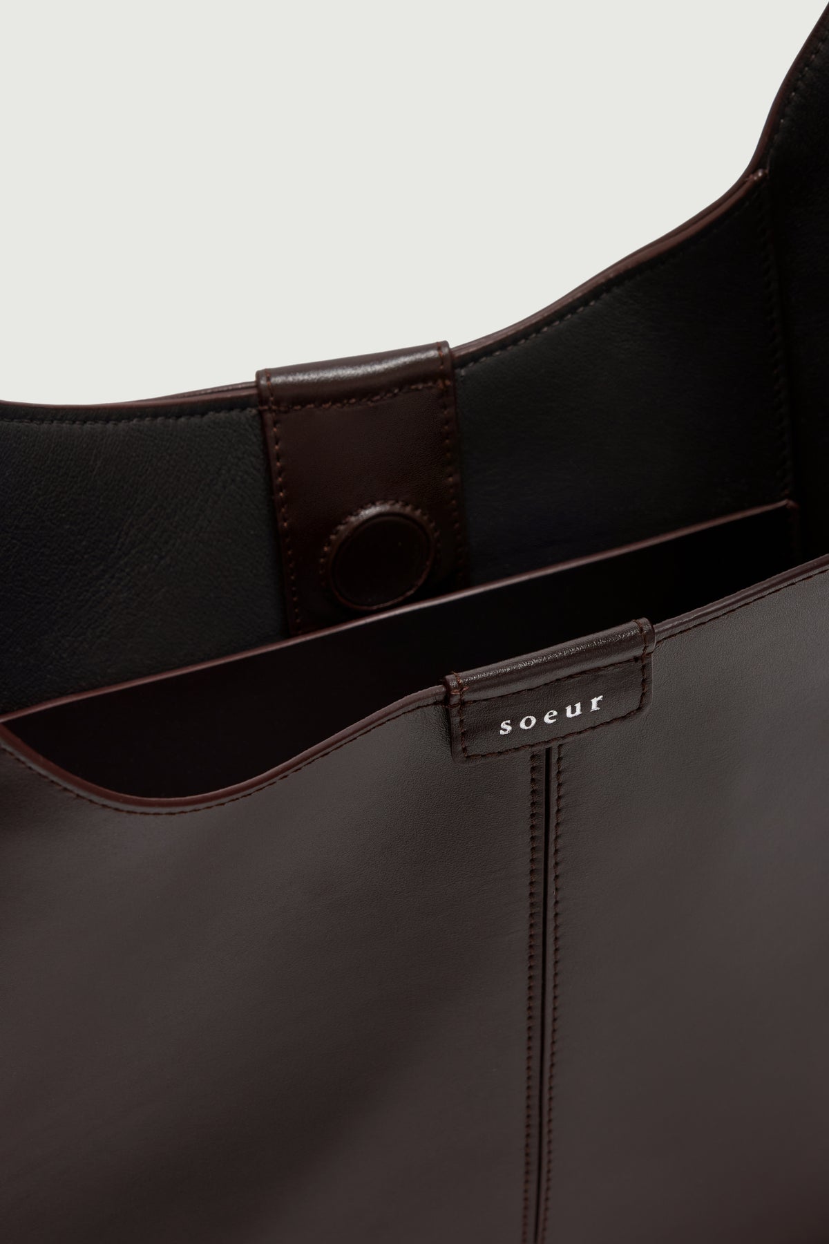 Sac Cosima Mini - Marron - Cuir - Femme