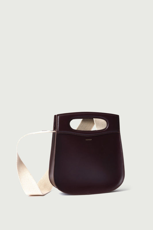 Bolso Cheri - Burdeos Oscuro - Cuero - Mujer