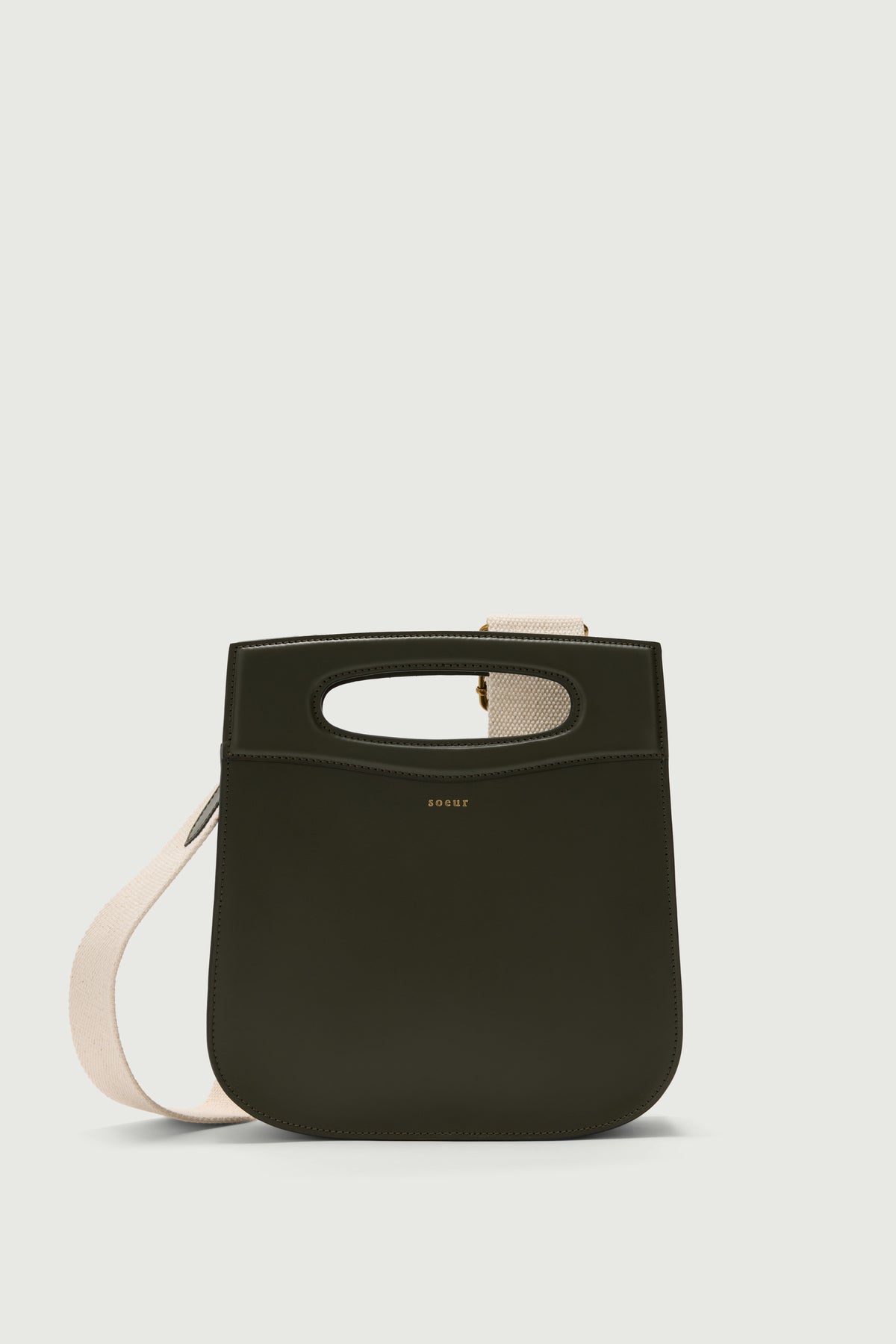 Sac Cheri - Vert Militaire - Cuir - Femme