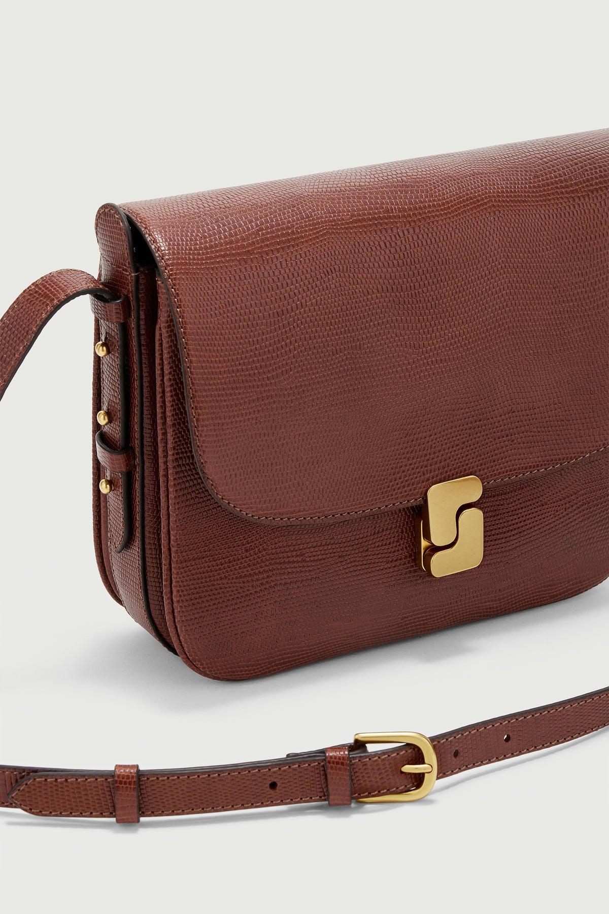 Sac Bellissima Maxi - Cognac - Cuir - Femme vue 5