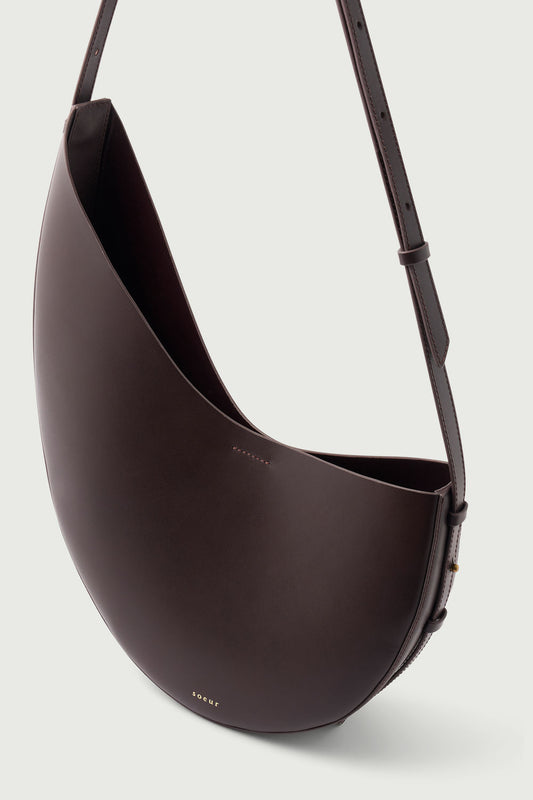 Bolso Winona - Burdeos Oscuro - Cuero - Mujer