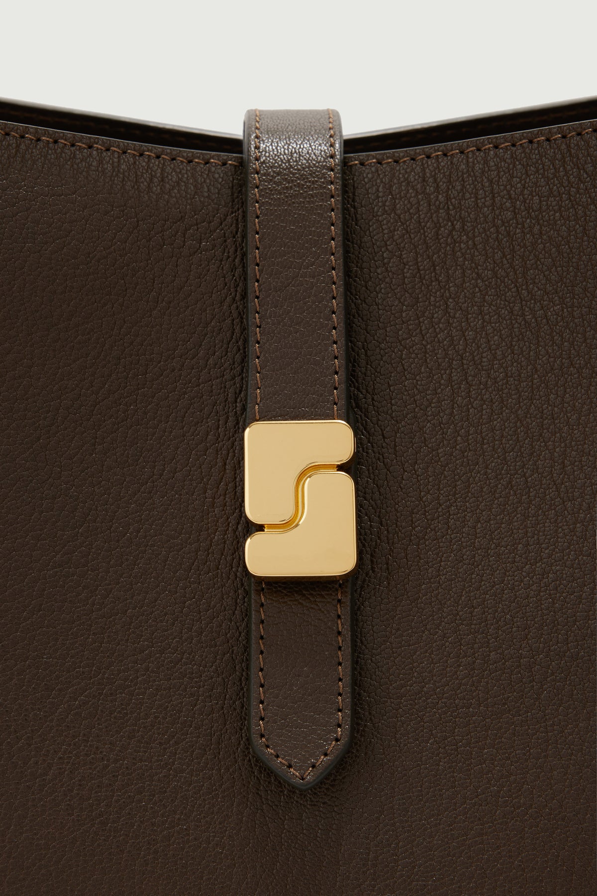 Sac Bello - Kaki Foncé - Cuir - Femme vue 3