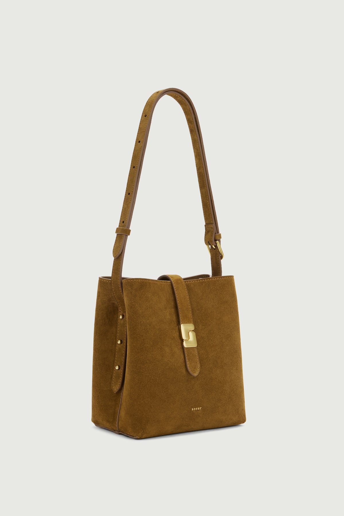 Sac Bello Mini - Caramel - Cuir - Femme vue 2
