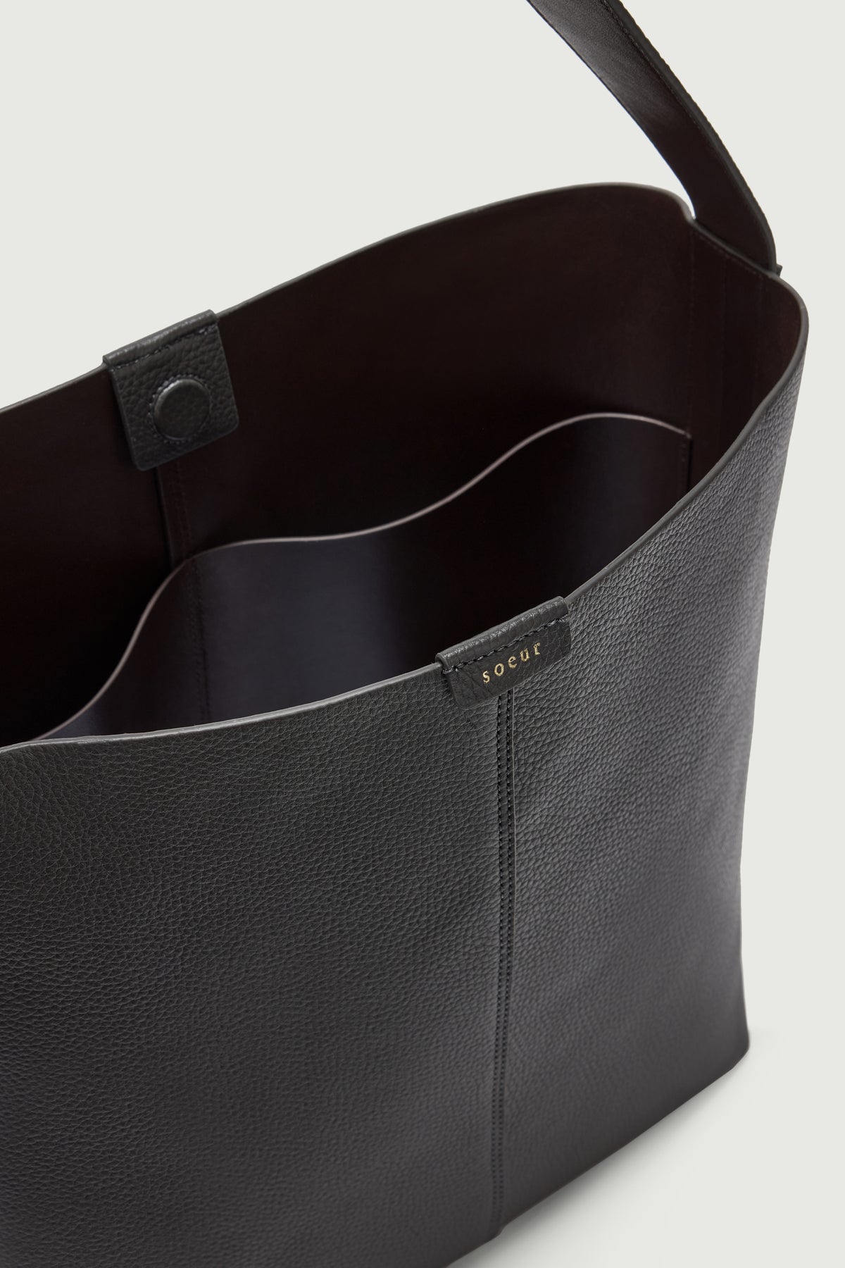 Sac Saudade - Acier - Cuir - Femme