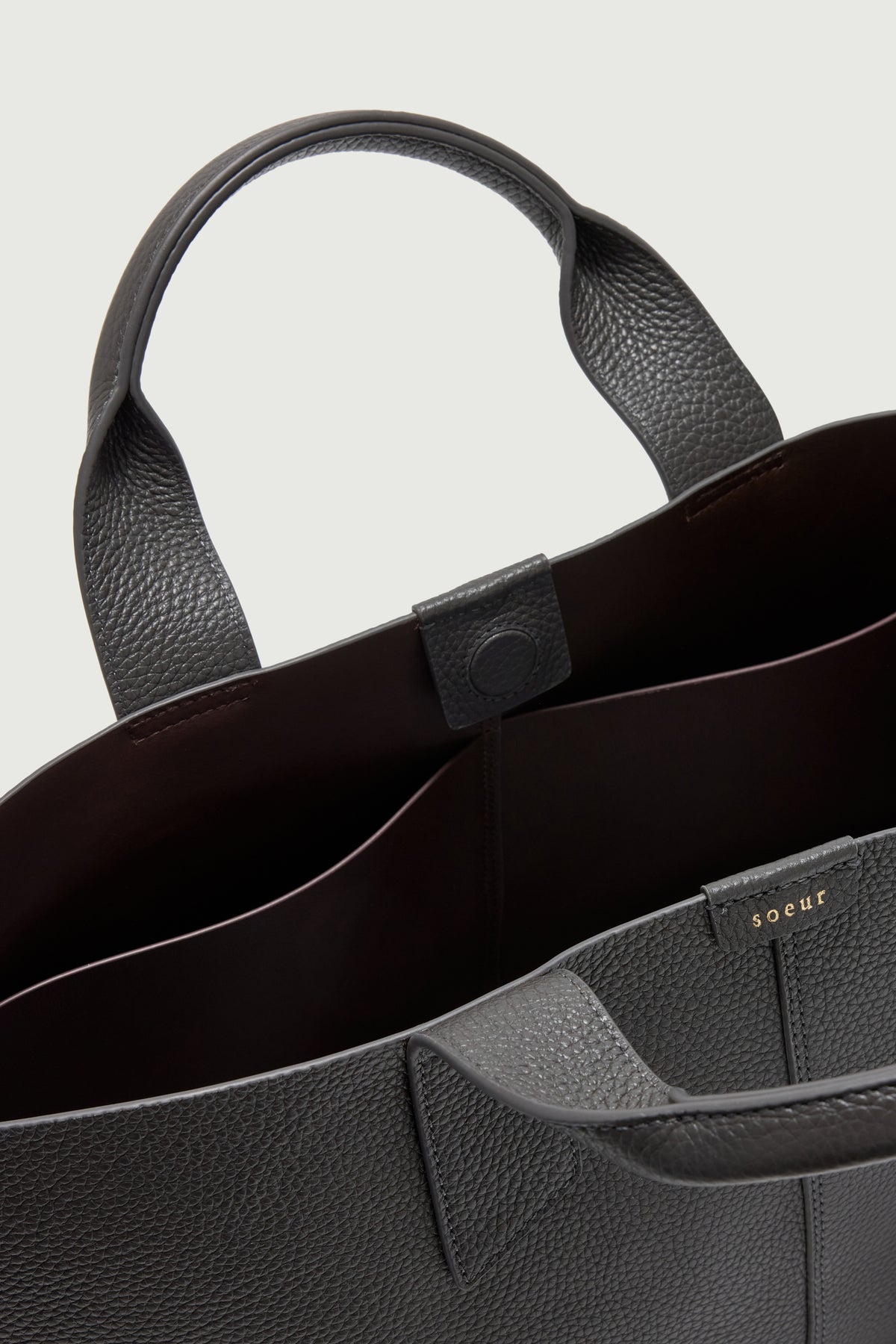 Sac Suave - Acier - Cuir - Femme