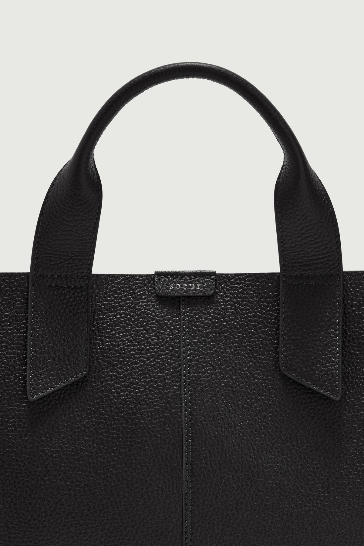 Sac Suave - Noir - Cuir - Femme vue 5