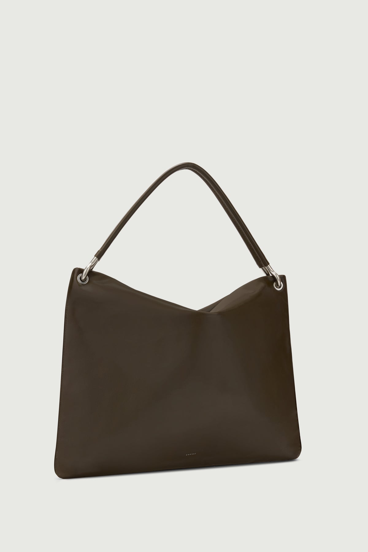 Cabas Gia - Kaki - Cuir - Femme