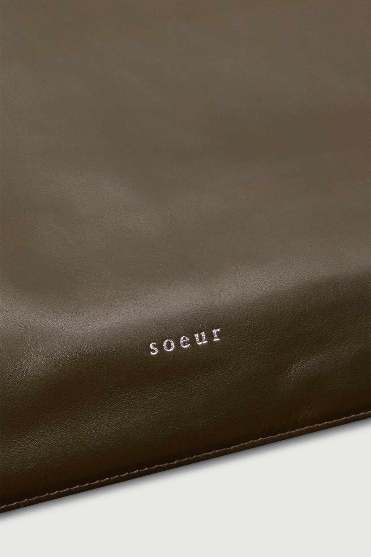 Cabas Gia - Kaki - Cuir - Femme