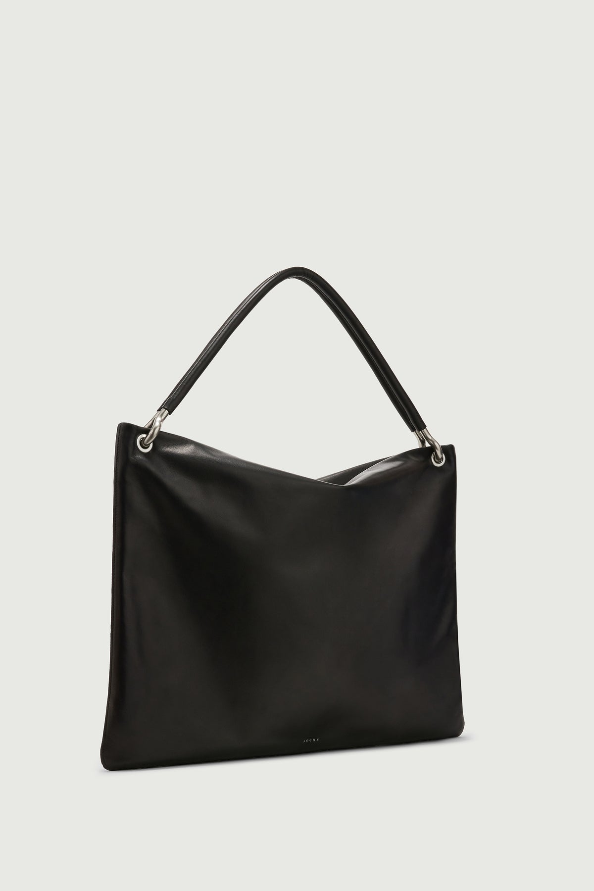Cabas Gia - Noir - Cuir - Femme vue 3