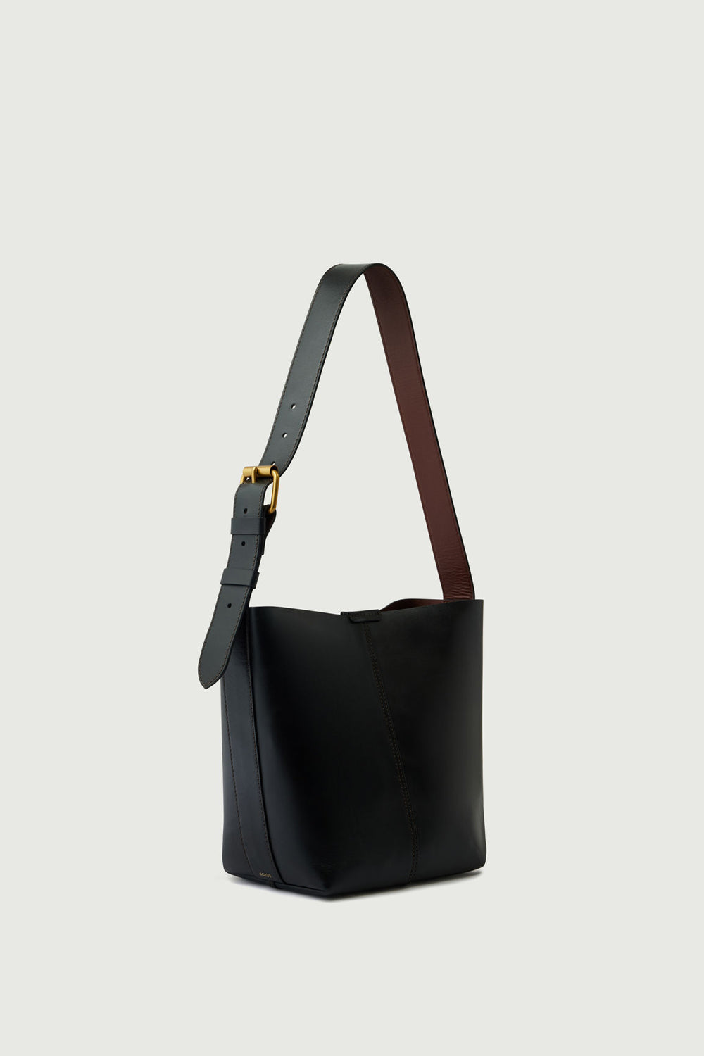 Saudade Mini bag - Black/Cognac - Leather - Women