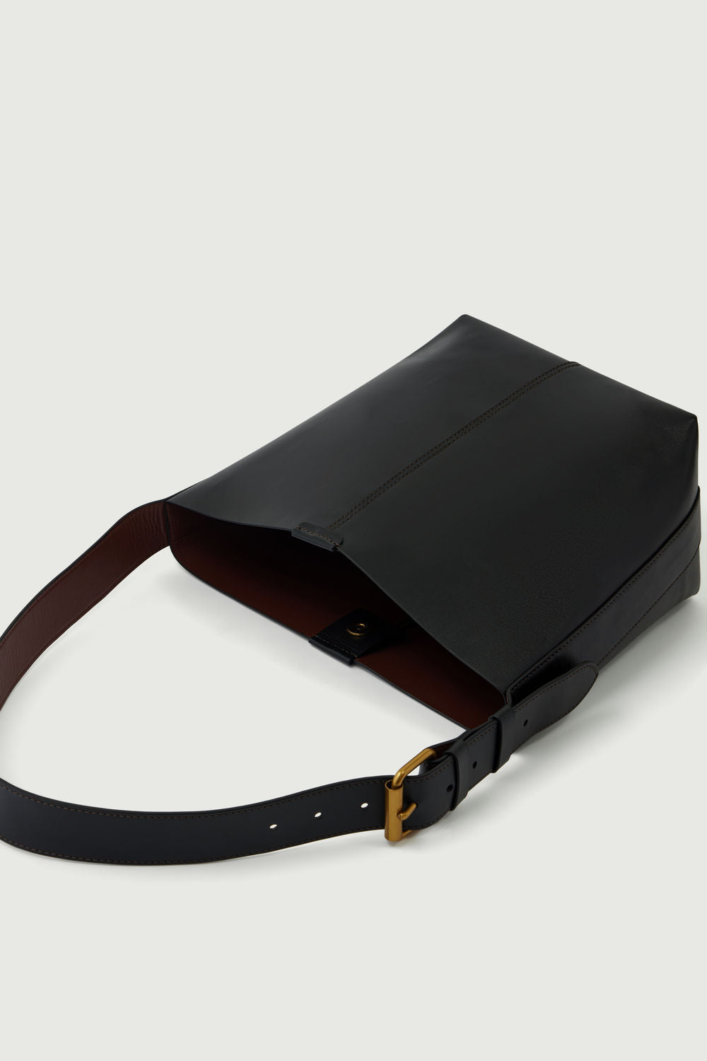 Saudade Mini bag - Black/Cognac - Leather - Women vue 4