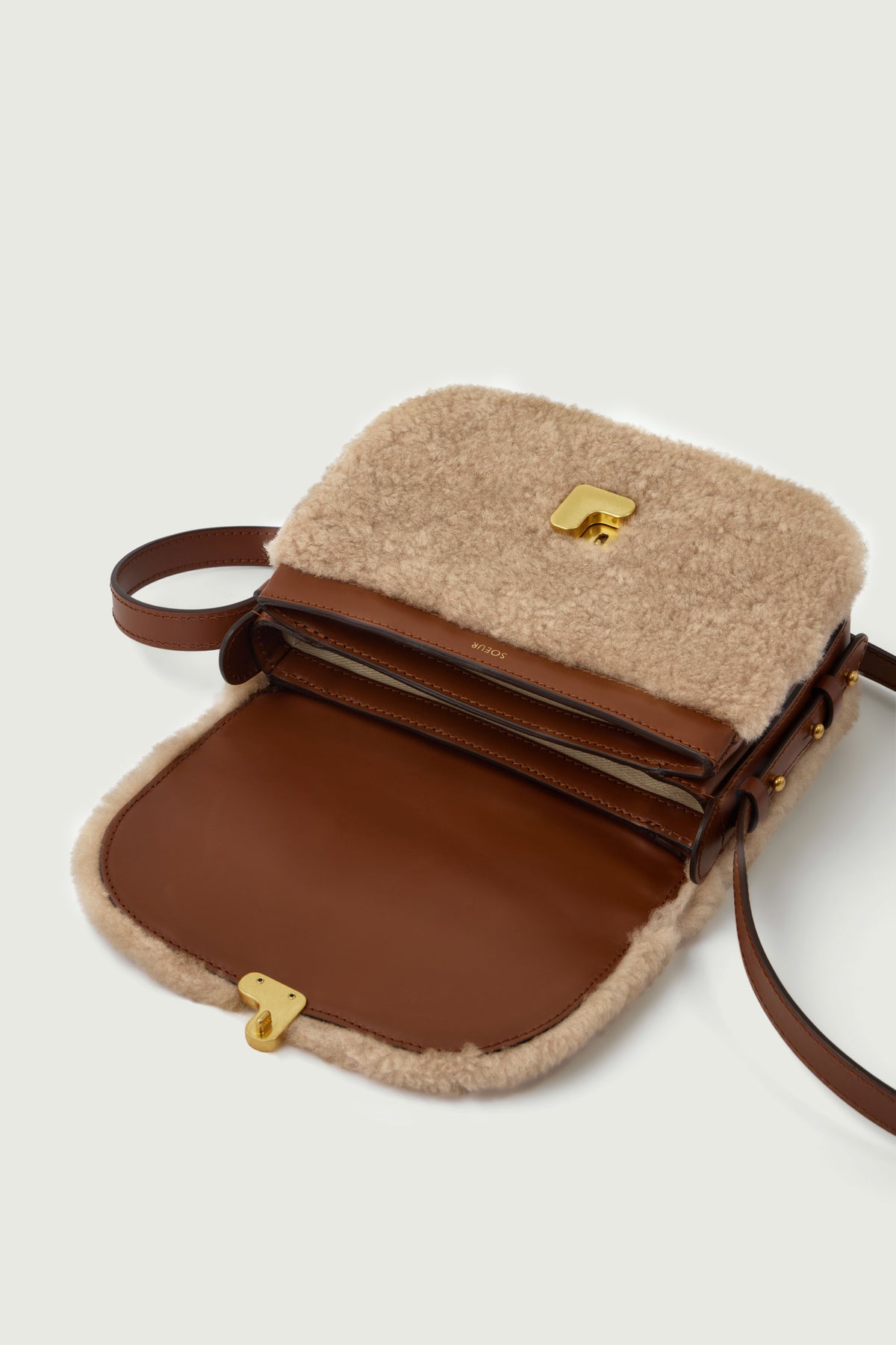 Bolso Bellissima Mini - Arena/Avellana - Cuero - Mujer