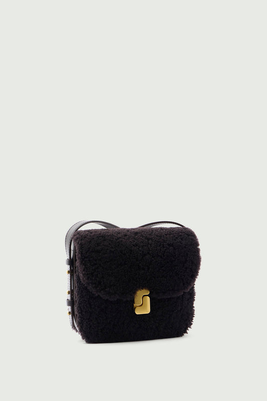 Bolso Bellissima Mini - Marrón Oscuro - Cuero - Mujer