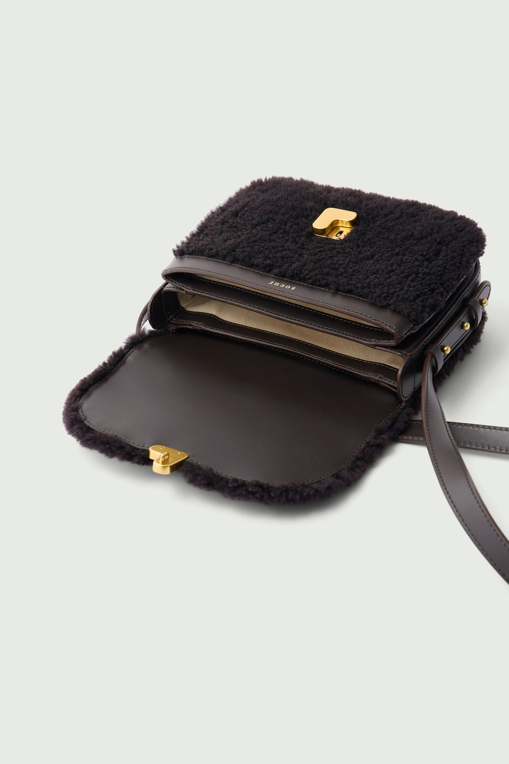 Bolso Bellissima Mini - Marrón Oscuro - Cuero - Mujer vue 5