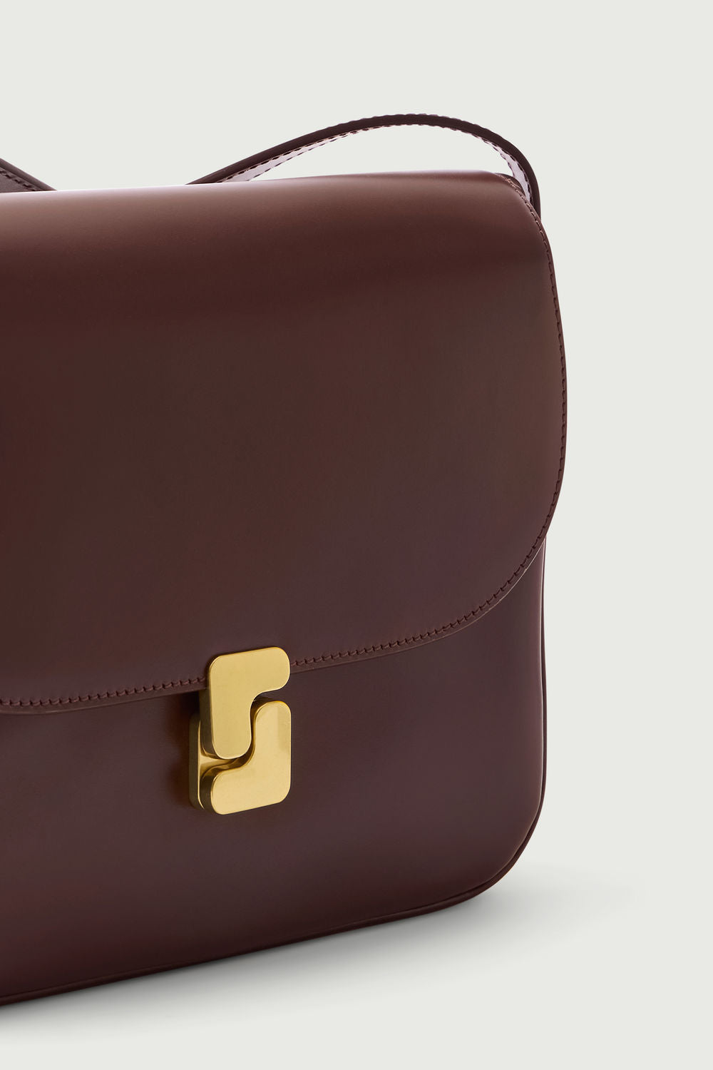 Sac Bellissima Maxi - Chocolat - Cuir - Femme vue 3