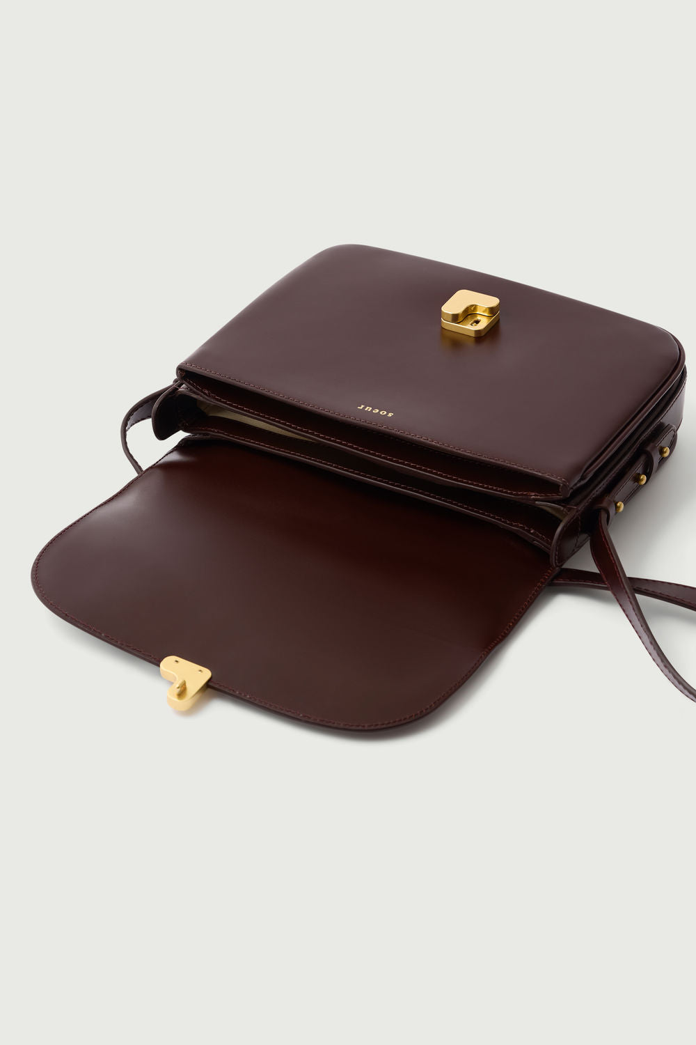 Sac Bellissima Maxi - Chocolat - Cuir - Femme vue 4