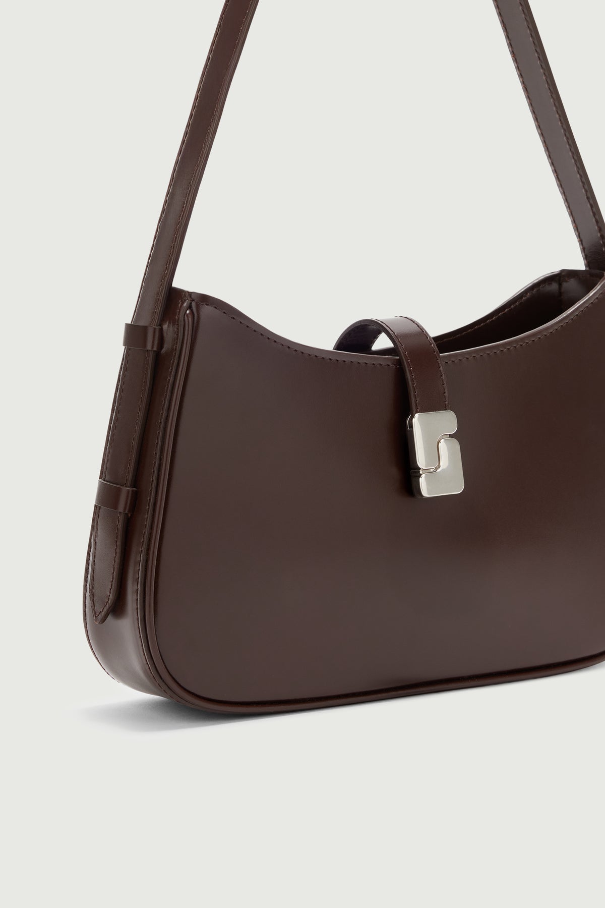 Sac Bonnie - Chocolat - Cuir - Femme