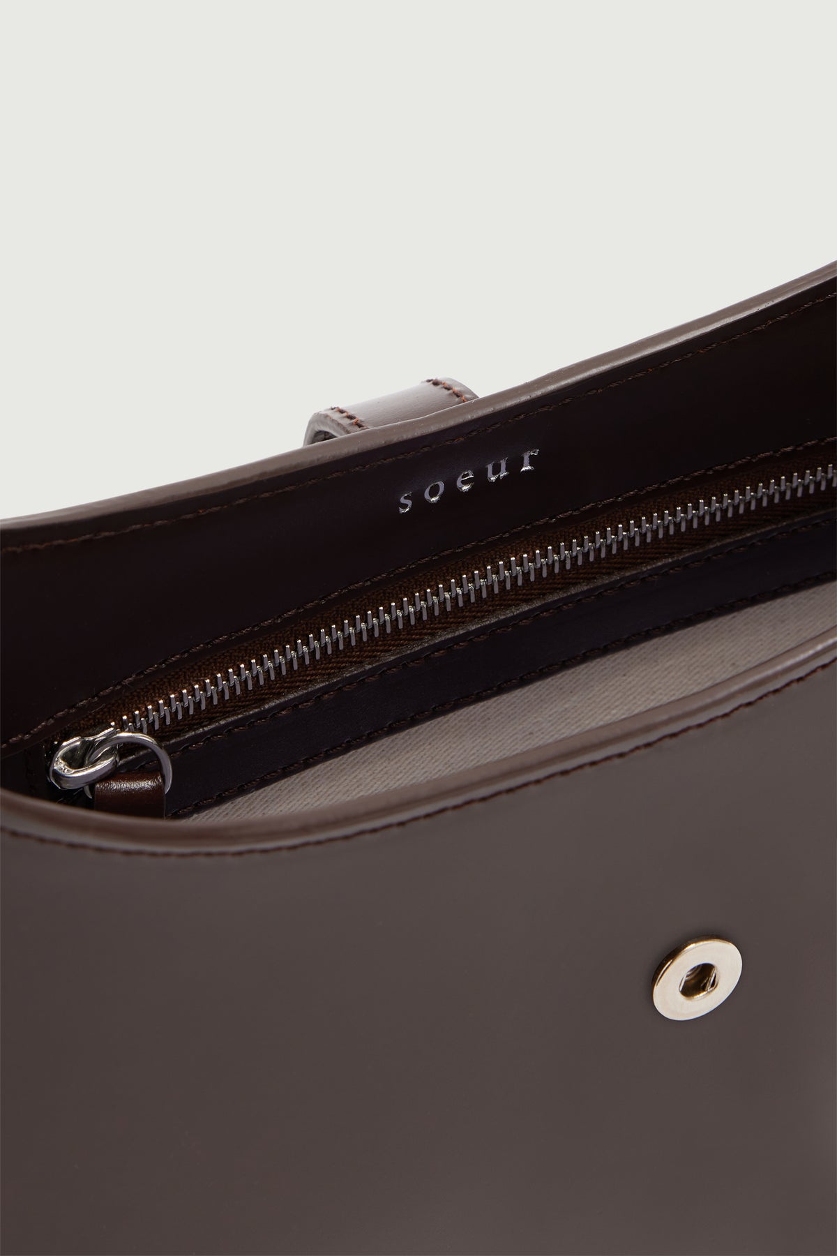 Sac Bonnie - Chocolat - Cuir - Femme
