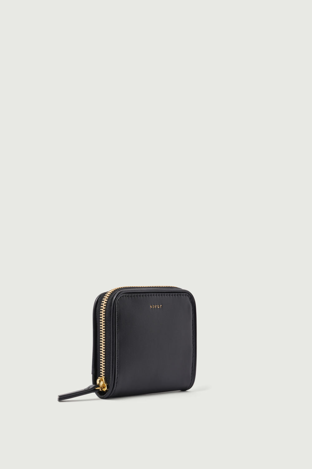 Porte-Monnaie Electre - Noir - Cuir - Femme vue 2