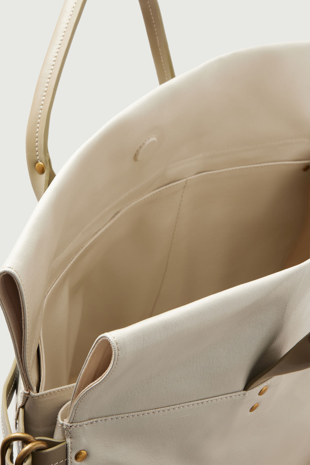 Britain tote bag – Sandstone/Sage – Leather – Women vue 6