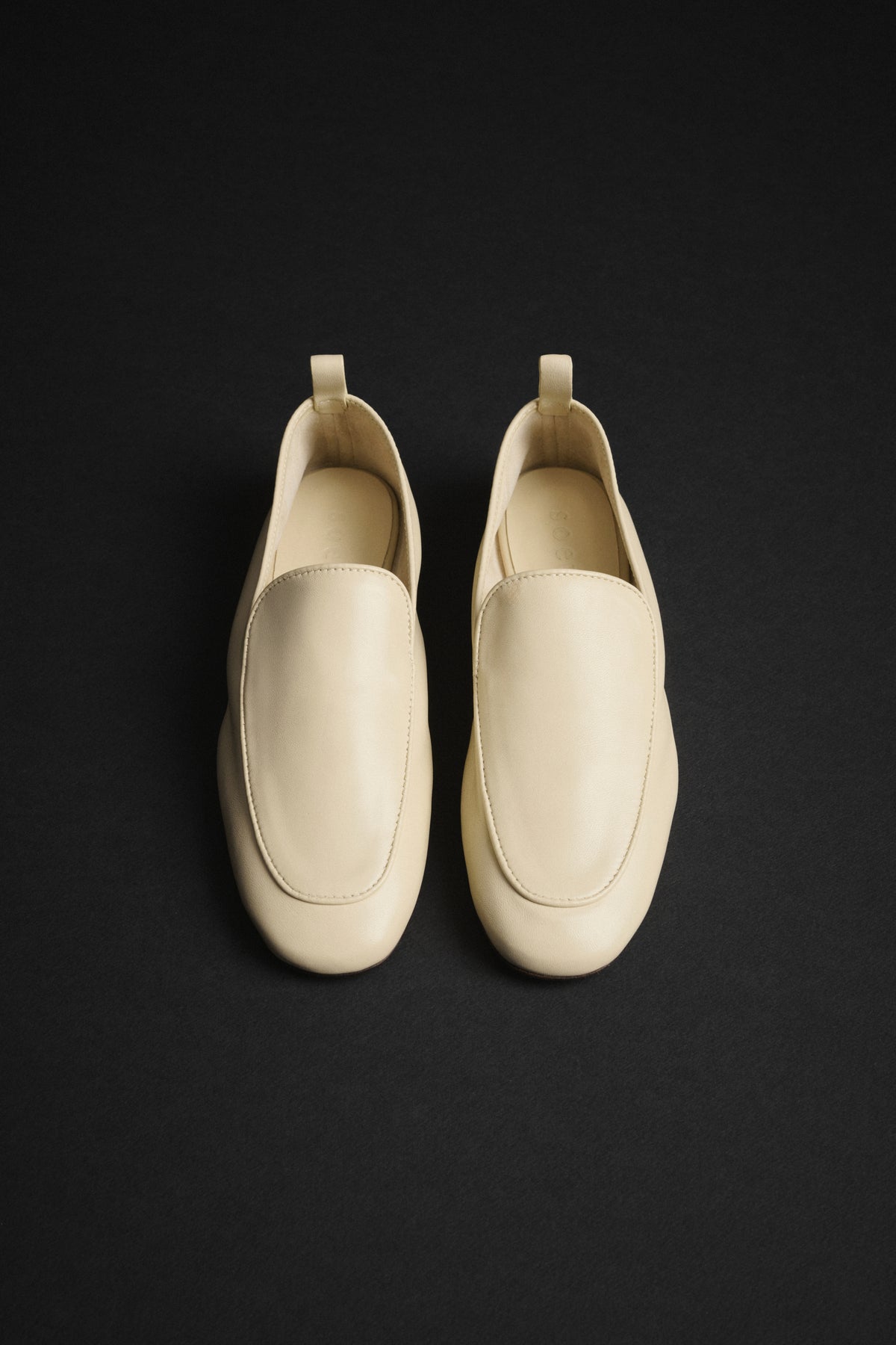 Mocassins Nine - Ivoire - Cuir - Femme vue 7