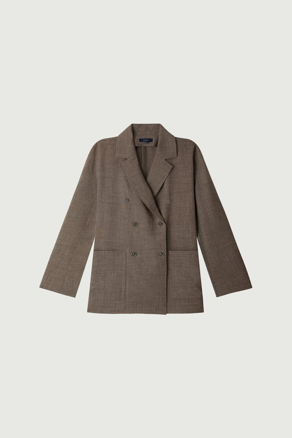 Veste Drew - Marron/Écru - Laine - Femme vue 8