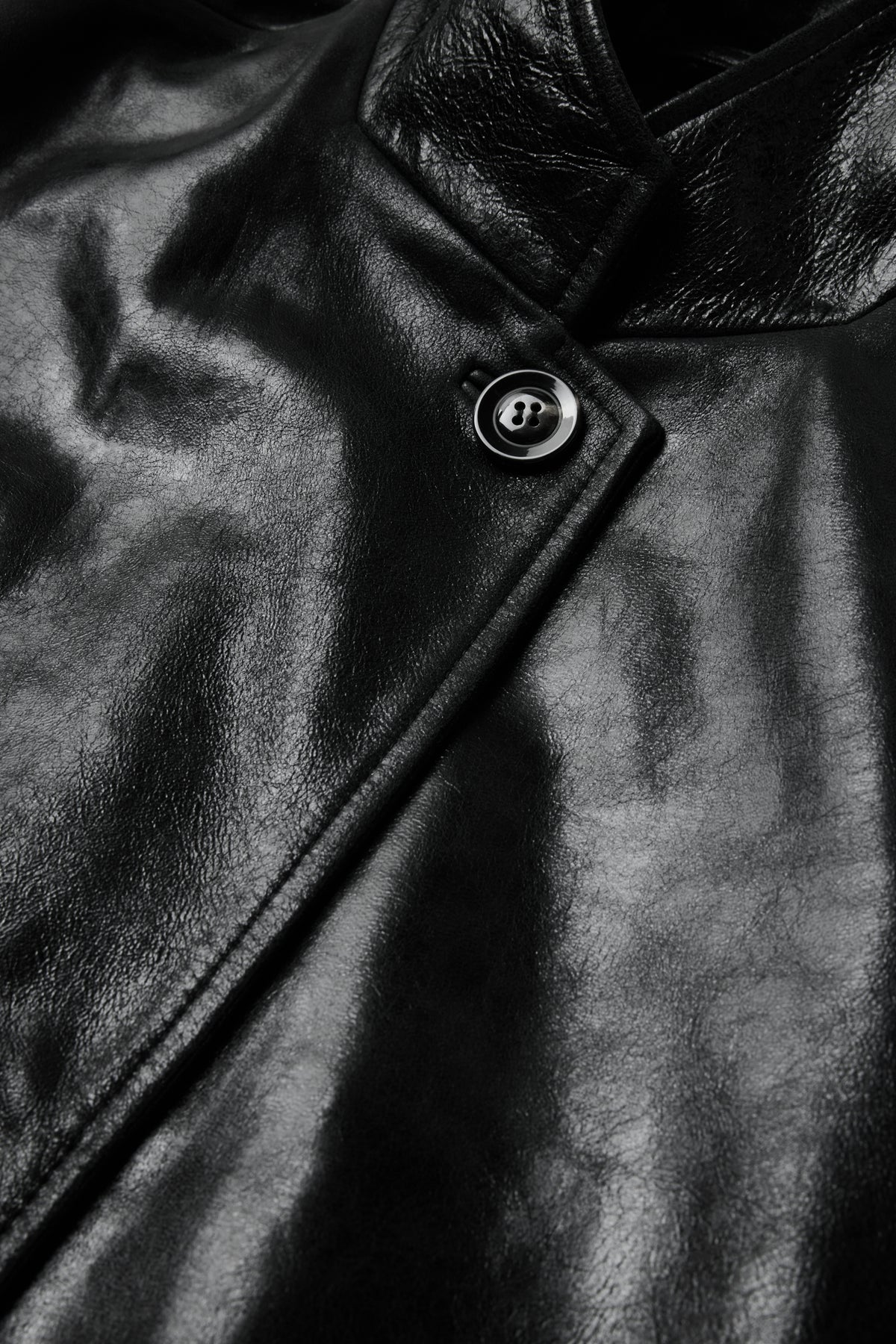 Veste Luciano - Noir - Cuir - Femme vue 7