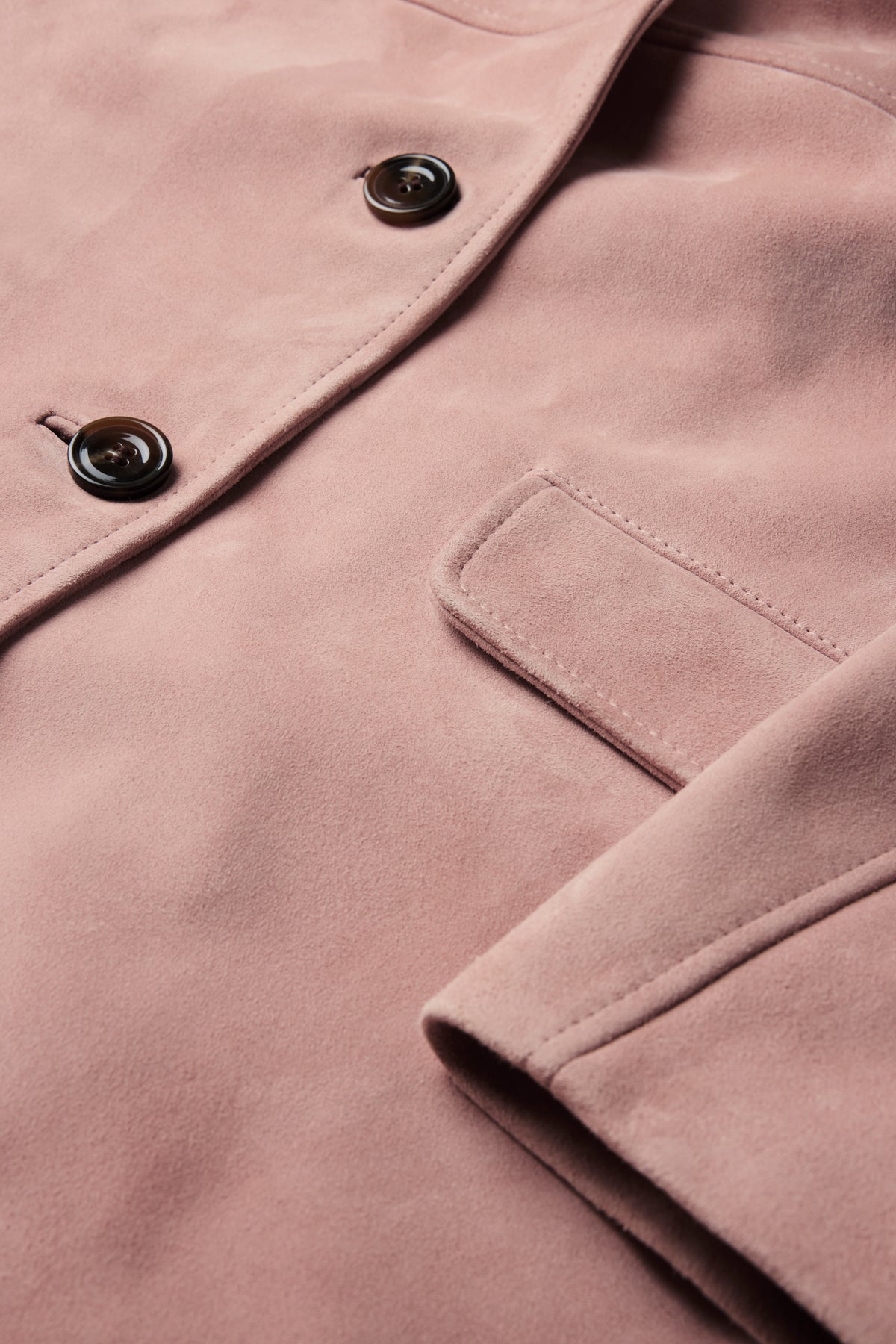 Veste Lorenzo - Vieux Rose - Cuir - Femme vue 6